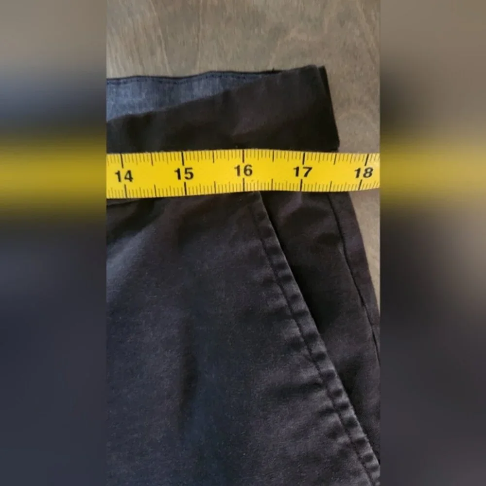 Banana Republic 33x32‎ Grey Black Cotton Skinny Chinos